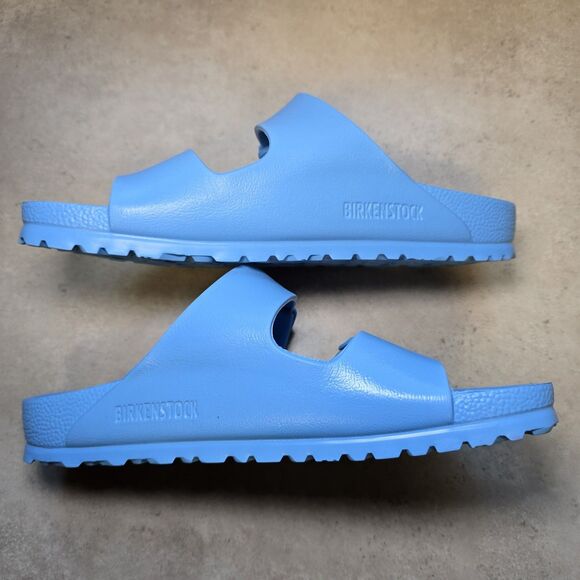 Birkenstock Arizona EVA Sandals/ Slides Sky Blue Women’s Size EU 38 / US 7-7.5 - Picture 5 of 12